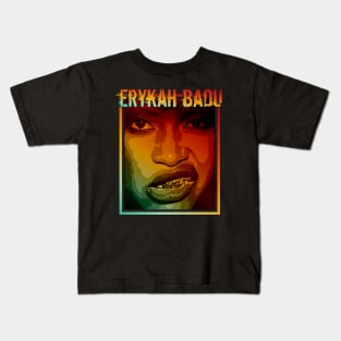 Erykah badu | Retro Poster Kids T-Shirt